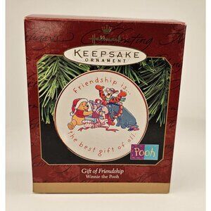 Hallmark 1997 Winnie The Pooh Gift of Friendship Keepsake Ornament Tigger Piglet